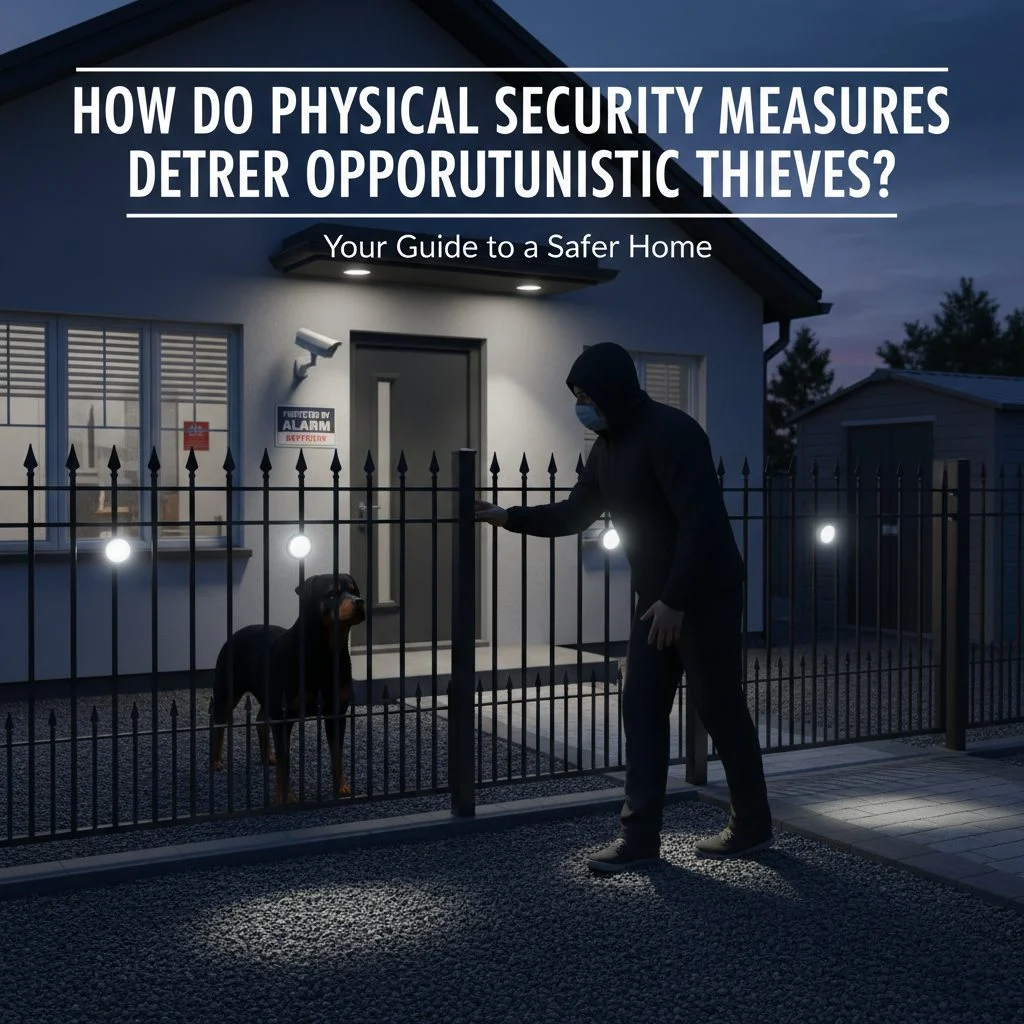 How Do Physical Security Measures Deter Opportunistic Thieves?