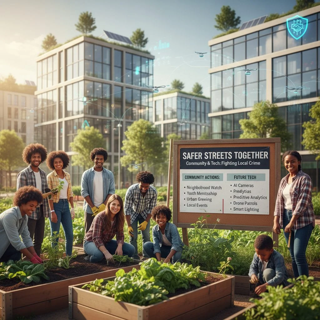 How Can Community Actions and Future Tech Reduce Local Crime?